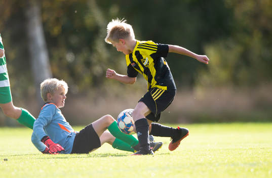 i matchen för pojkar 9 år mellan IFK Hässleholm och VMA i Hässleholm den 17 oktober 2020. 