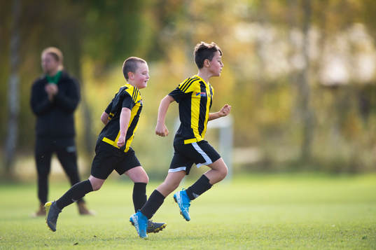  i matchen för pojkar 9 år mellan IFK Hässleholm och VMA i Hässleholm den 17 oktober 2020. 
