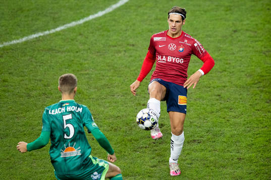 Örgrytes Kevin Ackermann mot Dalkurds Samuel Leach Holm