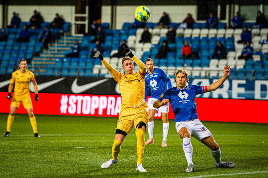 Ola Selvaag Solbakken of Bodø/Glimt and Martin Bjørnbak