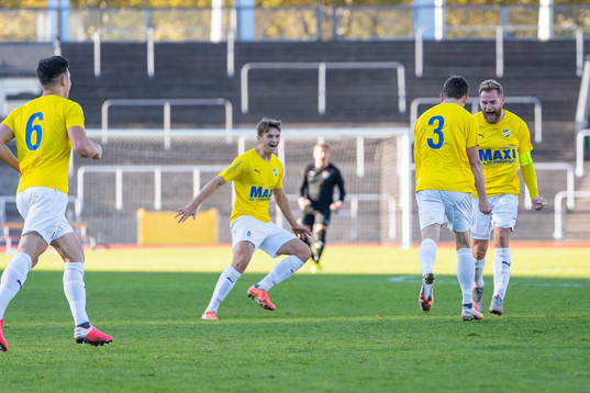 IFK Malmös Emil Johansson, Emil Jönsson, Elliot Lindquist Nilsson och Martin Johansson jublar efter 2-0