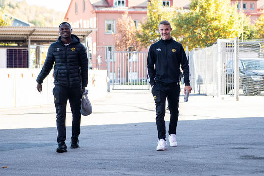 Elfsborgs Prince Isaac-Kouame och Jacob Ondrejka