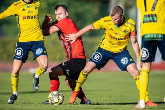 Eslöv Admir Osmamcevic och Ängelholms Robin Nilsson 