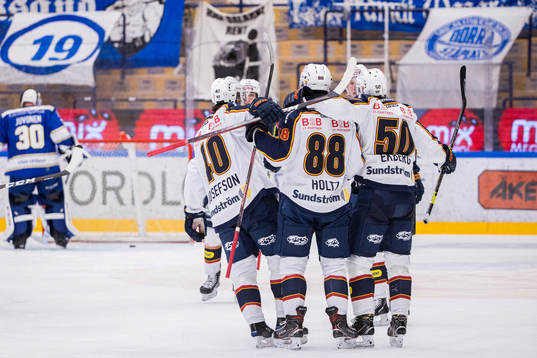 Djurgårdens spelare jublar