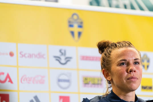 Jessica Samuelsson is interviewed