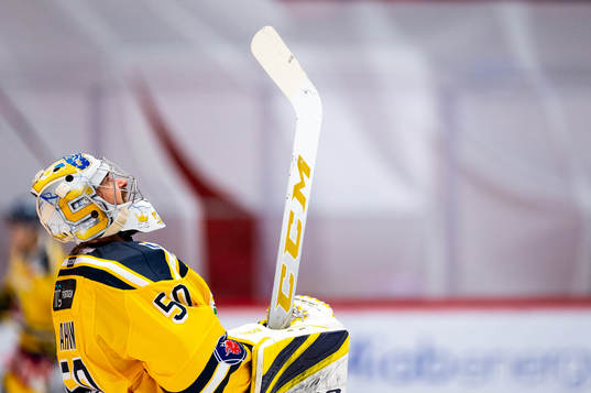 Södertäljes målvakt Alexander Sahlin