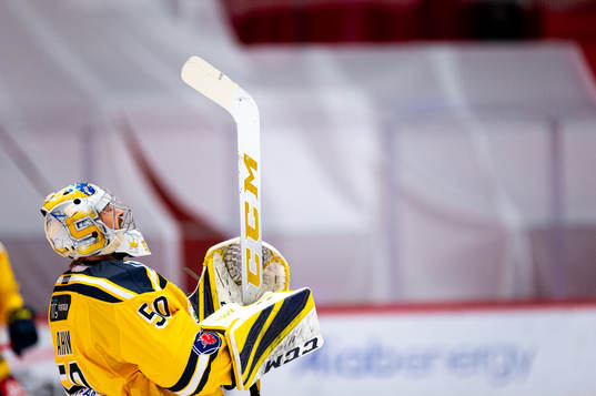 Södertäljes målvakt Alexander Sahlin