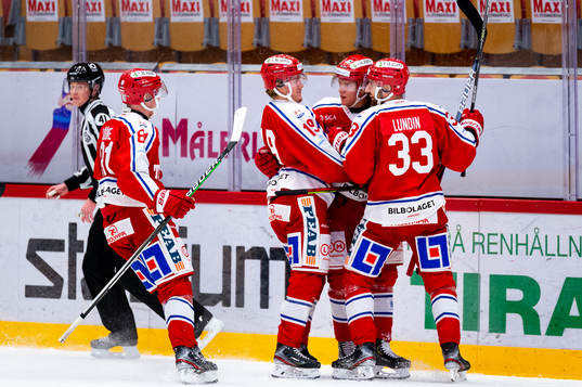 Timrås Marcus Hardegård, Albin Lundin och Jesper Boqvist