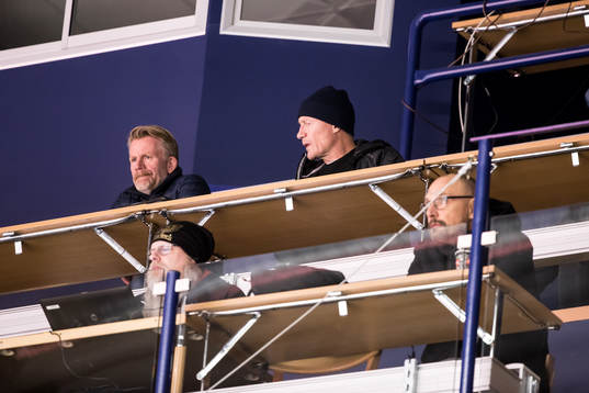 Niklas och Mikael Andersson och Patric Kjellberg scouter