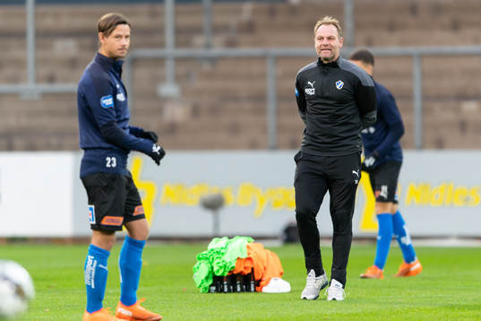 Halmstads assisterande tränare Torbjörn Arvidsson före