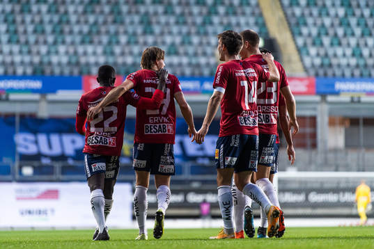 Örgrytes Babacarr Jobe, Danny Ervik och Daniel Paulsson