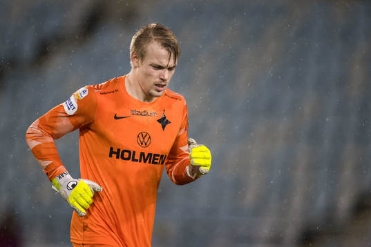 IFK Norrköpings målvakt Isak Pettersson