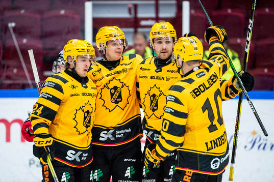 Skellefteås Arvid Lundberg jublar