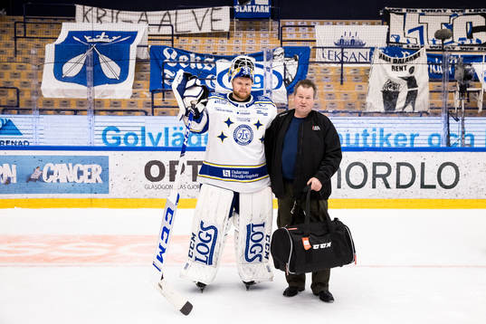 Leksands målvakt Janne Juvonen utsedd till matchens lirare