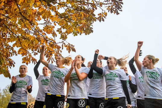 Hammarbys spelare jublar