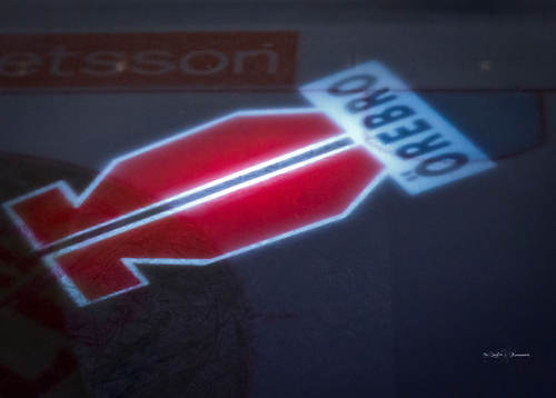 Örebro logo på isen