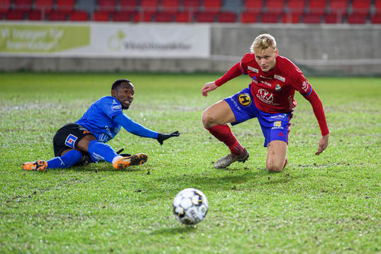 Halmstads Sadat Karim och Östers Filip Örnblom
