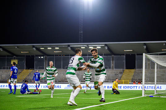 Västerås Justin Salmon jublar