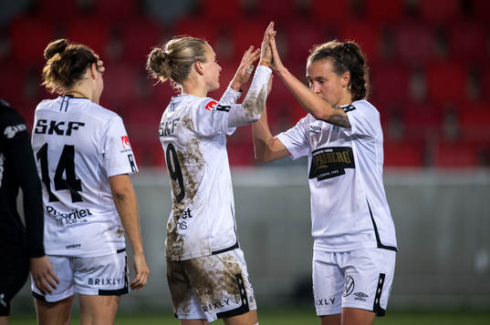 Göteborgs Natalia Kuikka, Filippa Curmark och Julia