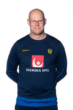 Sveriges sjukgymnast Patrik Sigsjö