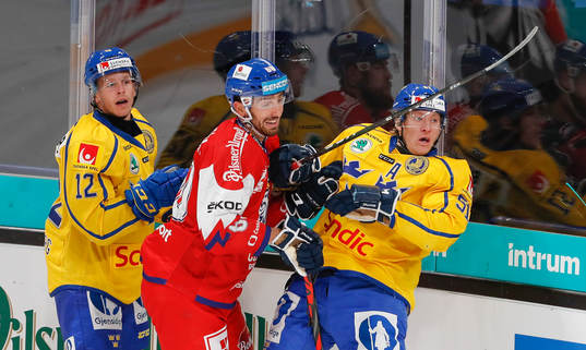 Max Friberg #12, SWE, Vojtech Mozik #65, CZE and Emil