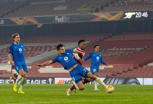 LONDON, ENGLAND - Thursday, November 5, 2020: Molde's