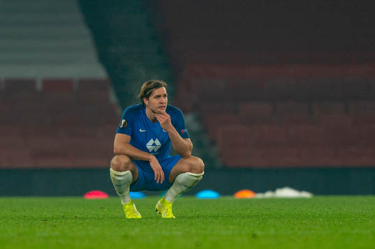 LONDON, ENGLAND - Thursday, November 5, 2020: Molde's