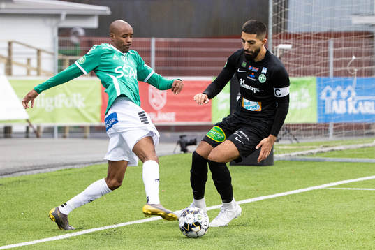 Brages Bantu Mzwakali och Västerås Sean Sabetkar