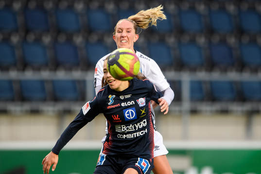 Linköpings Elin Landström och Göteborgs Julia Roddar