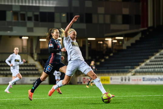 Linköpings Elin Landström och Göteborgs Emma Koivisto