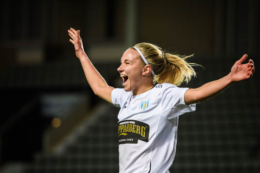 Göteborgs Emma Koivisto jublar