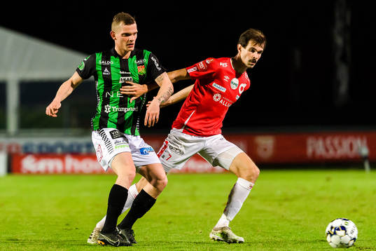 GAIS Meinhard Egilsson Olsen och Degerfors Sebastian Olsson