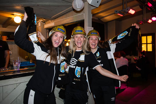 Pauline Hammarlund, Rebecka Blomqvist och Natalia Kuikka