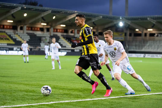 Häckens Ahmed Yasin och Östersunds Ludvig Fritzson