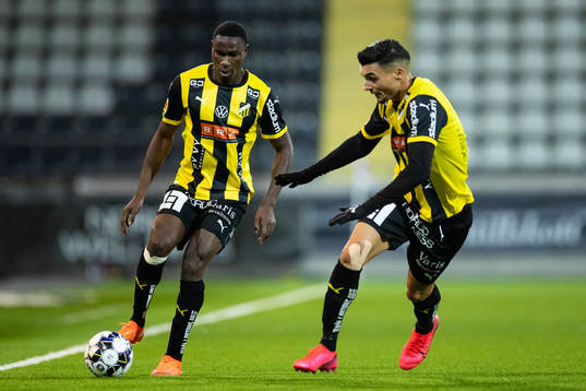 Häckens Godswill Ekpolo och Ahmed Yasin