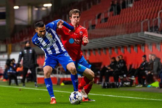 IFK Göteborg Sargon Abraham och Helsingborgs Adam Eriksson