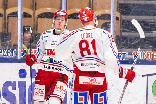 Timrås Jesper Boqvist och Jens Lööke jublar