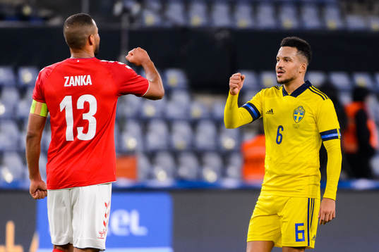 Mathias Jørgensen of Denmark and Martin Olsson of Sweden