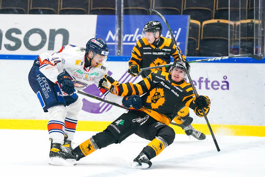 Växjös Peter Andersson och Skellefteås Niclas Burström