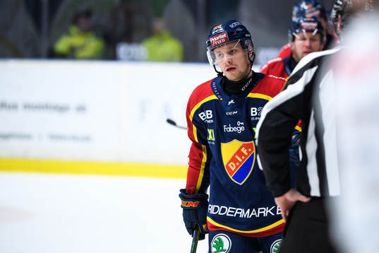 Djurgårdens Sebastian Strandberg jublar