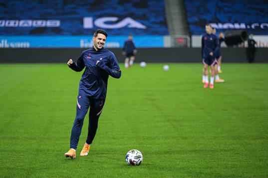 Josip Brekalo of the Croatian national football team