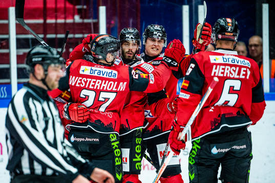 Malmö Redhawks Jan-Mikael Järvinen jublar