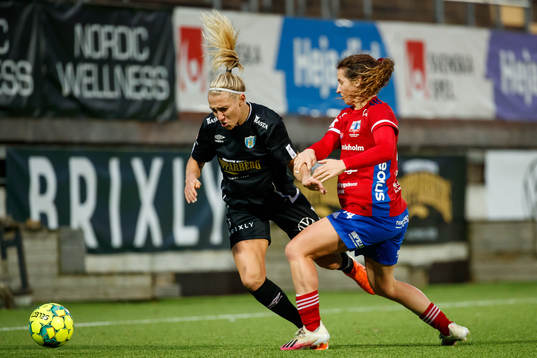 Göteborgs Emma Koivisto och Vittsjös Elizabeth Eddy