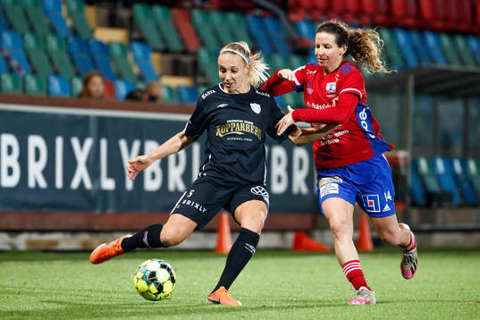 Göteborgs Emma Koivisto och Vittsjös Elizabeth Eddy