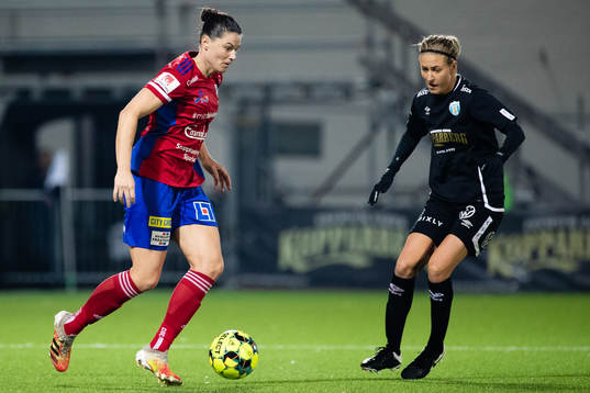 Vittsjös Emily Gielnik och Göteborgs Emily Sonnett 