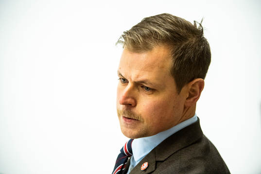 Oskarshamns tränare Martin Filander