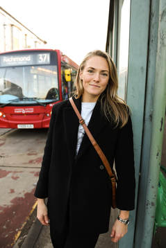 Chelsea LFC football player Magdalena Eriksson poses for a portrait
