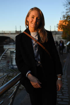 Chelsea LFC football player Magdalena Eriksson poses for a portrait