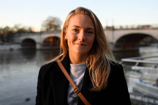Chelsea LFC football player Magdalena Eriksson poses for a portrait
