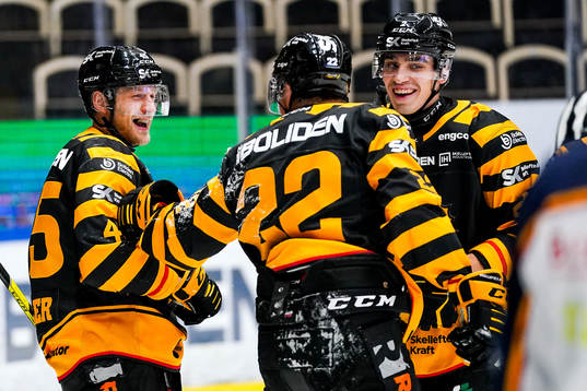 Skellefteås Oscar Möller, Jonathan Johnson och Adam